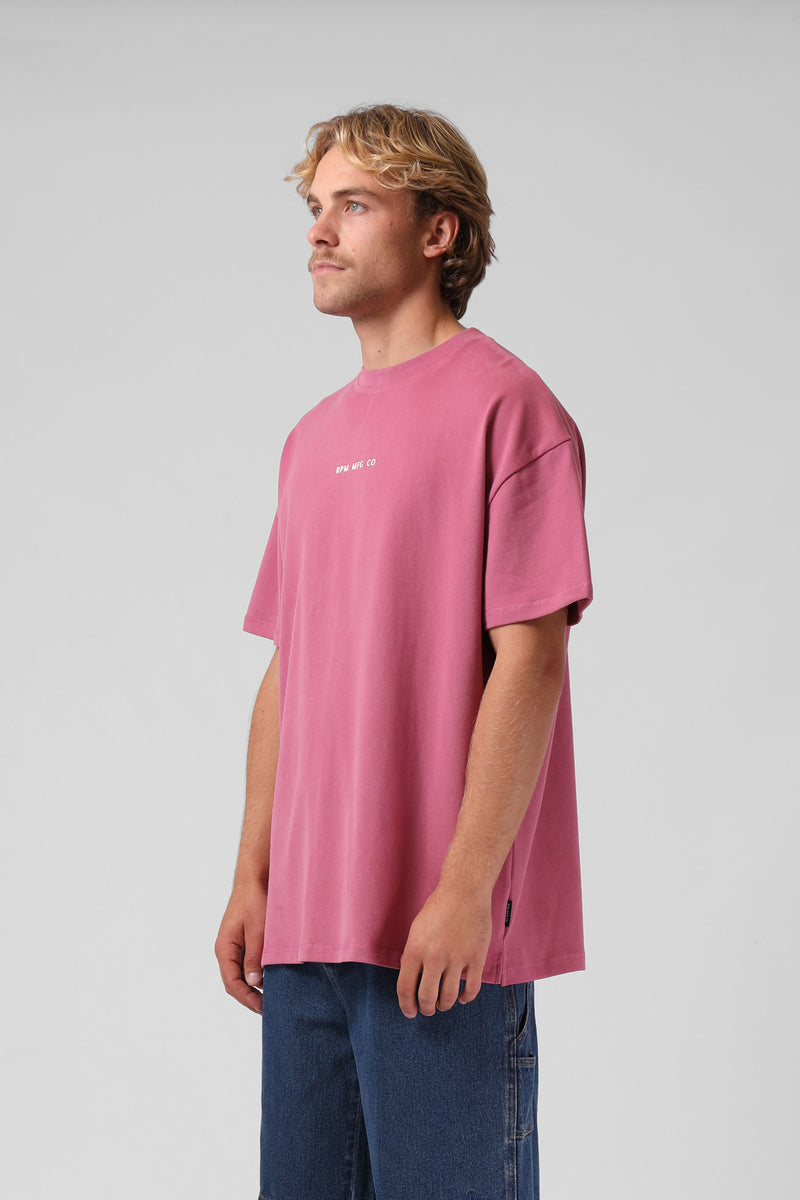 Sanded OS Tee - Clay