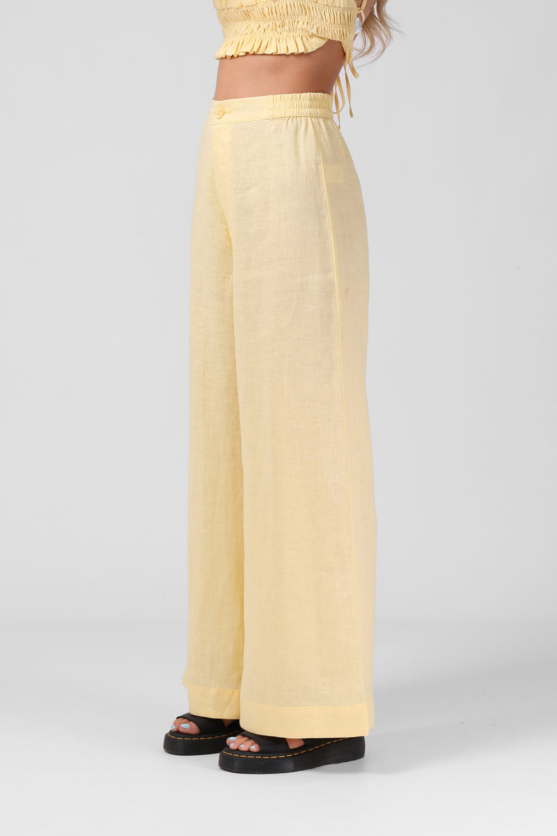 Canguu Pant - Pastel Yellow