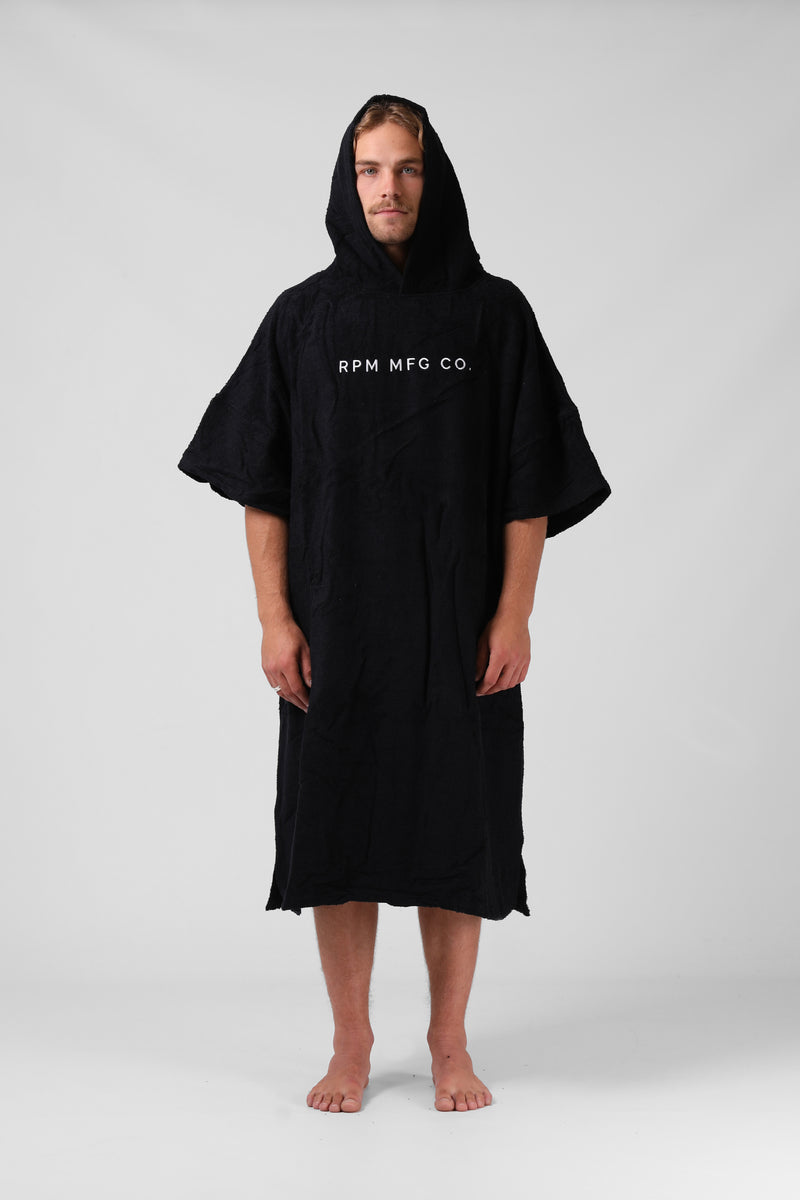 Hooded Towel - Black