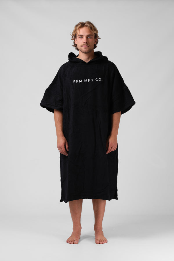 Hooded Towel - Black