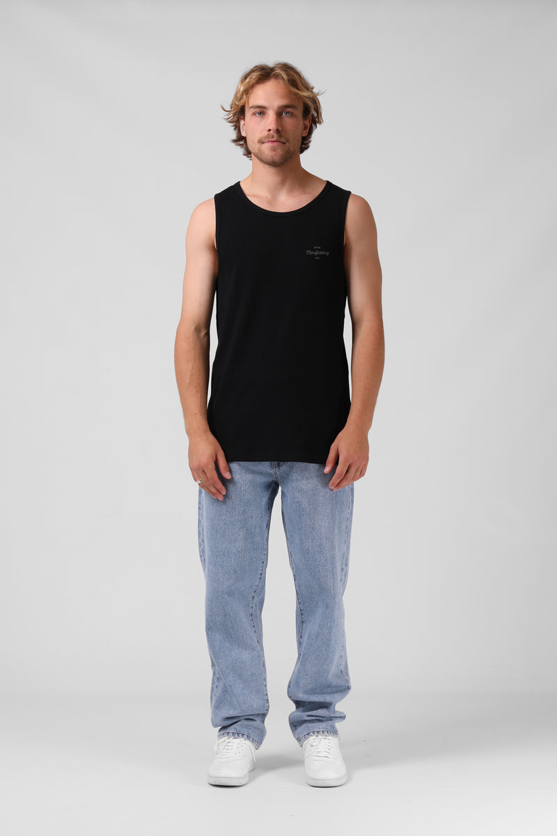 M. Rib Singlet - Black