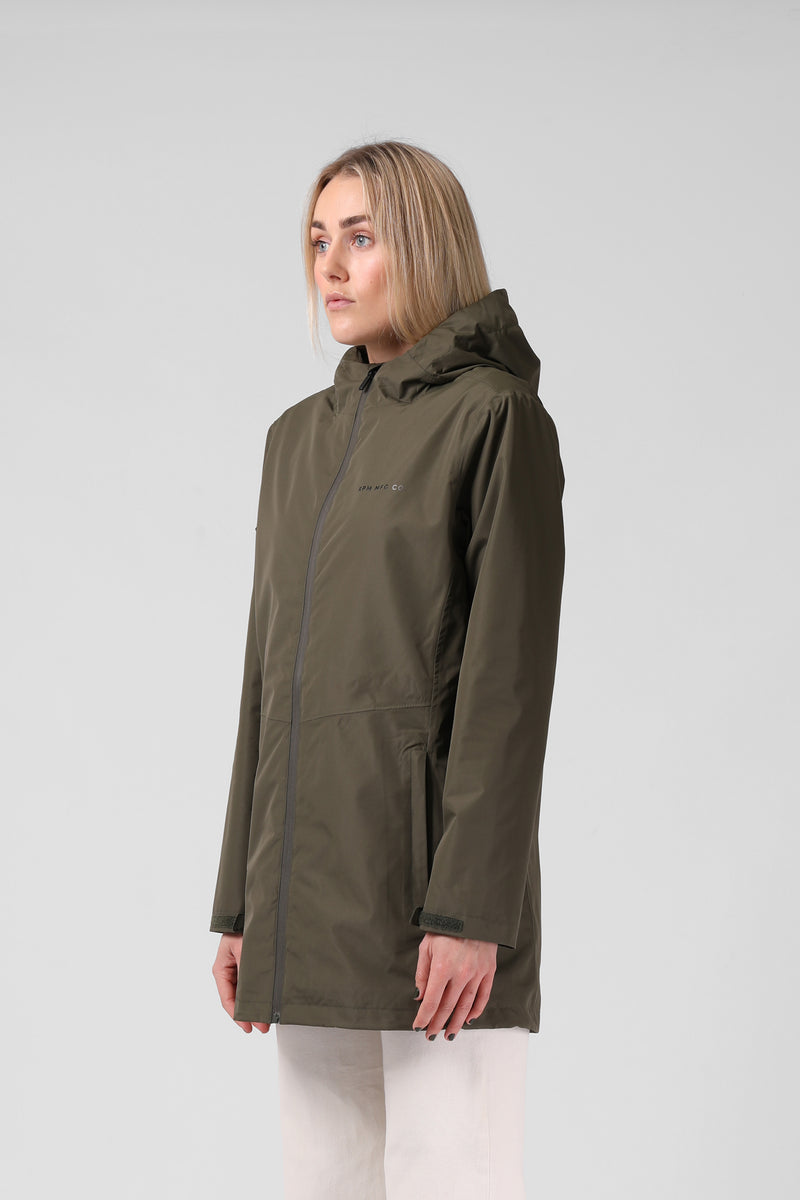 Rain Coat - Dark Olive