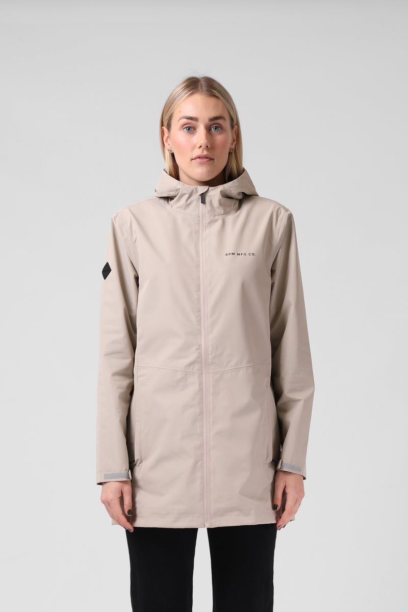 Rain Coat Warm Gray RPM Clothing