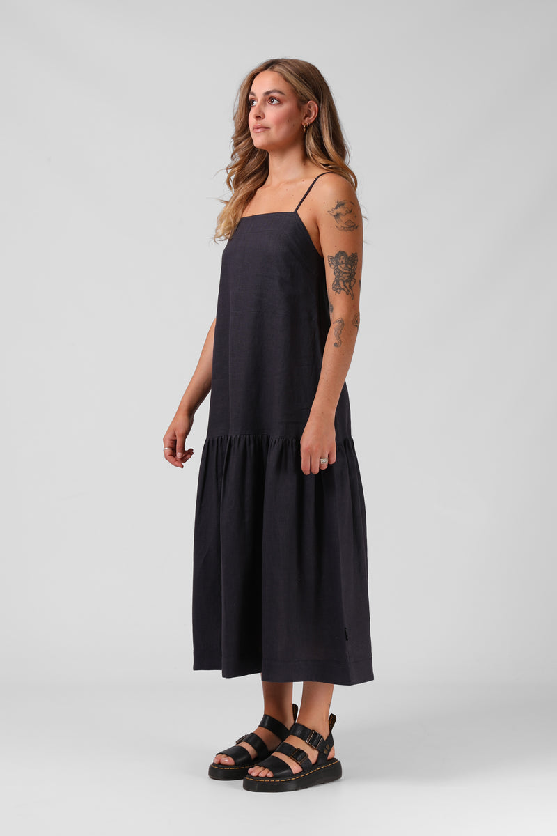 Antoinette Dress - Deep Sea