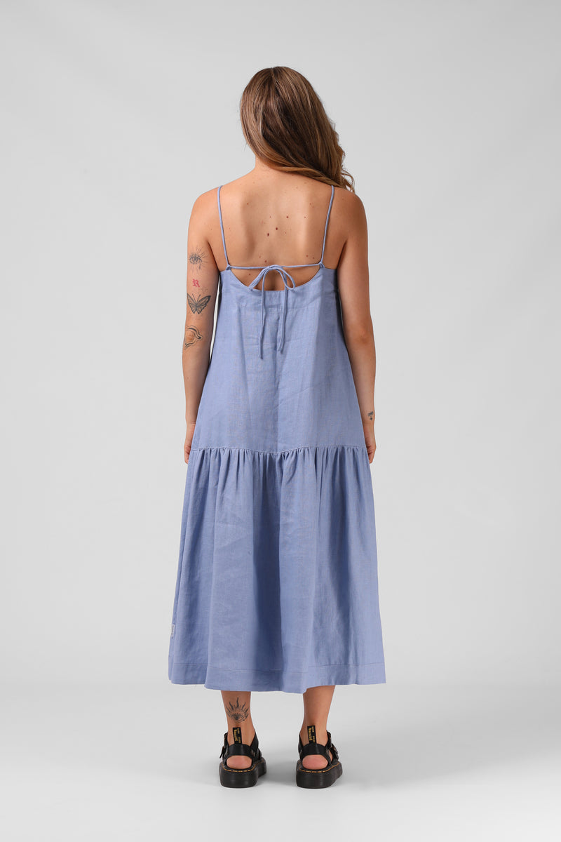 Antoinette Dress - Sky Blue