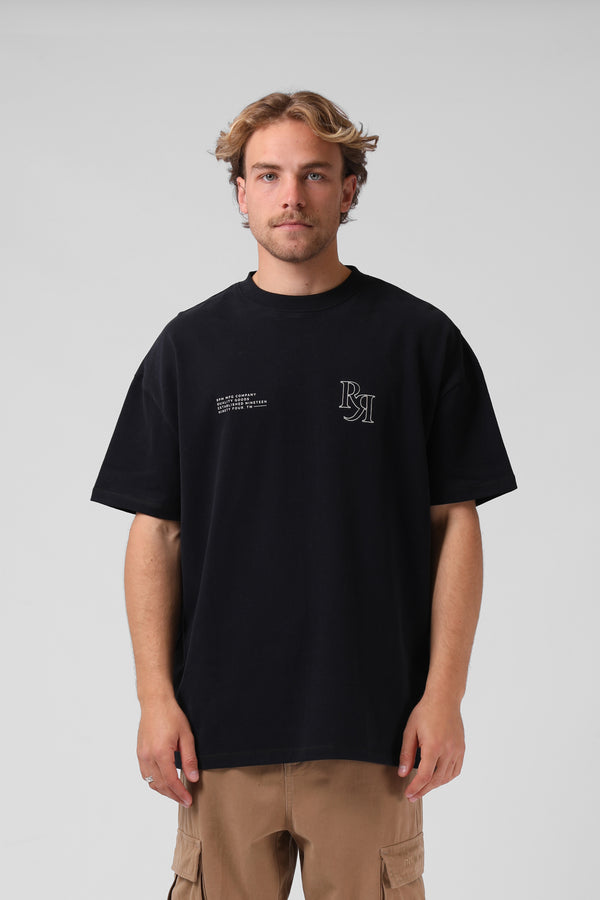 Street Sanded OS Tee - Vintage Black