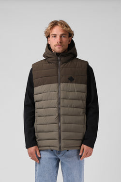 Hooded Hike Vest - 2 Tone