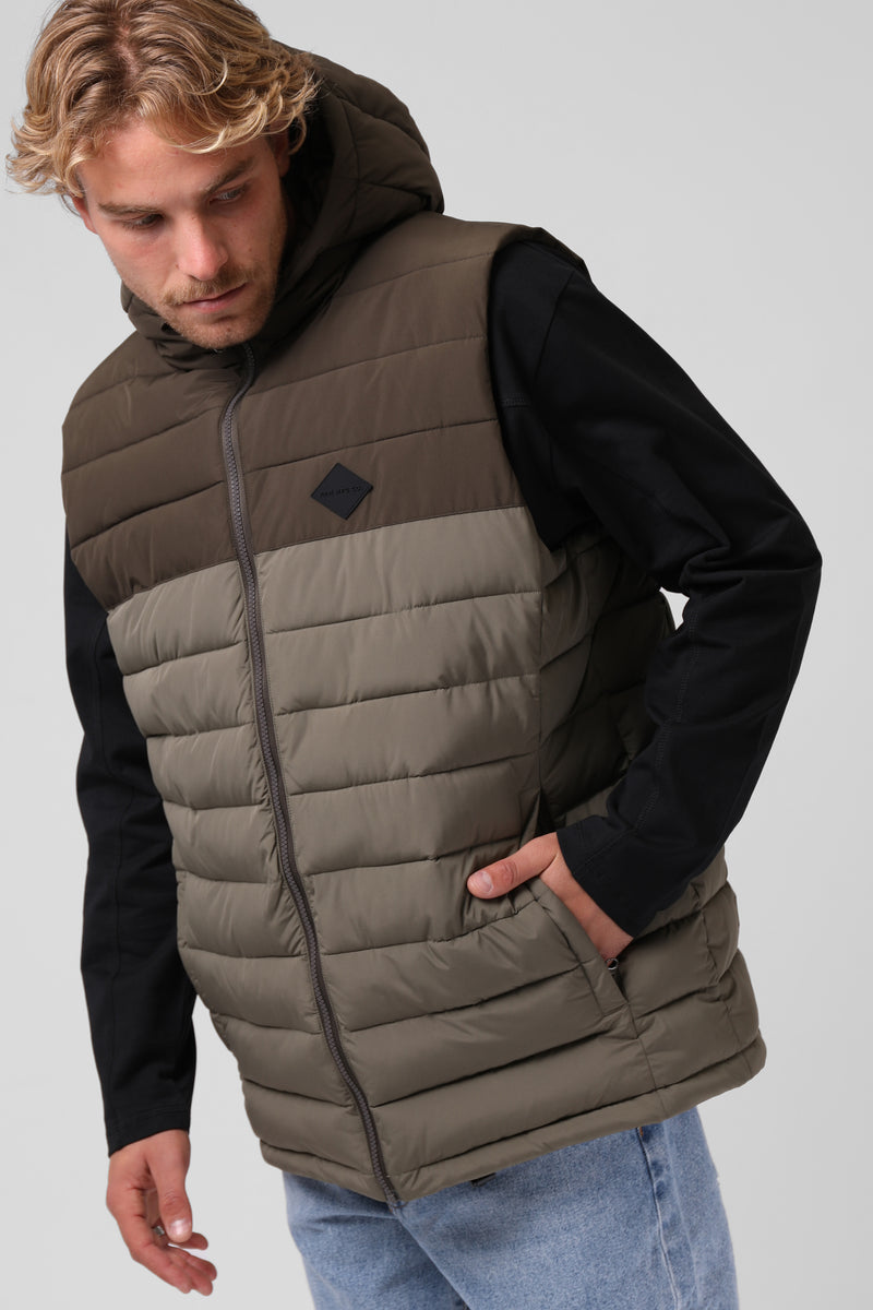 Hooded Hike Vest - 2 Tone