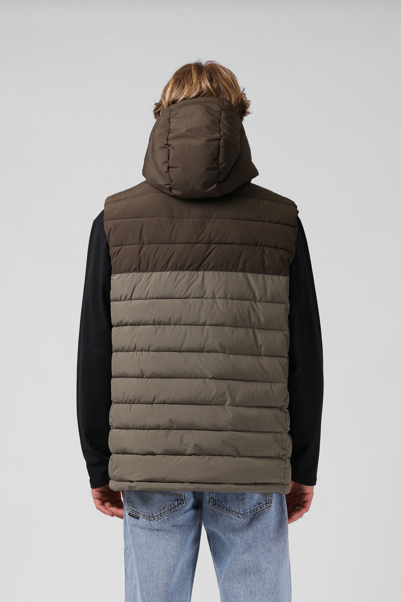 Hooded Hike Vest - 2 Tone
