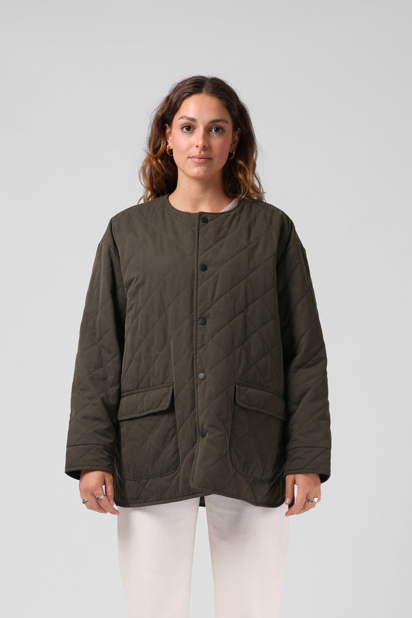 Quilted Jacket - Forest