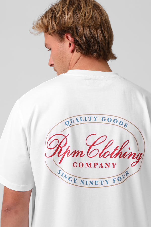 Stamp Tee - White