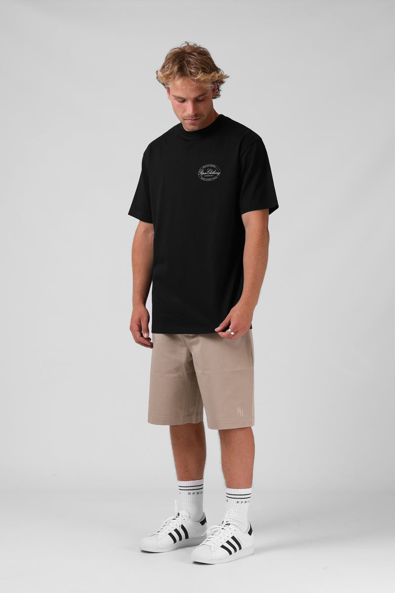 Stamp Tee - Blackk