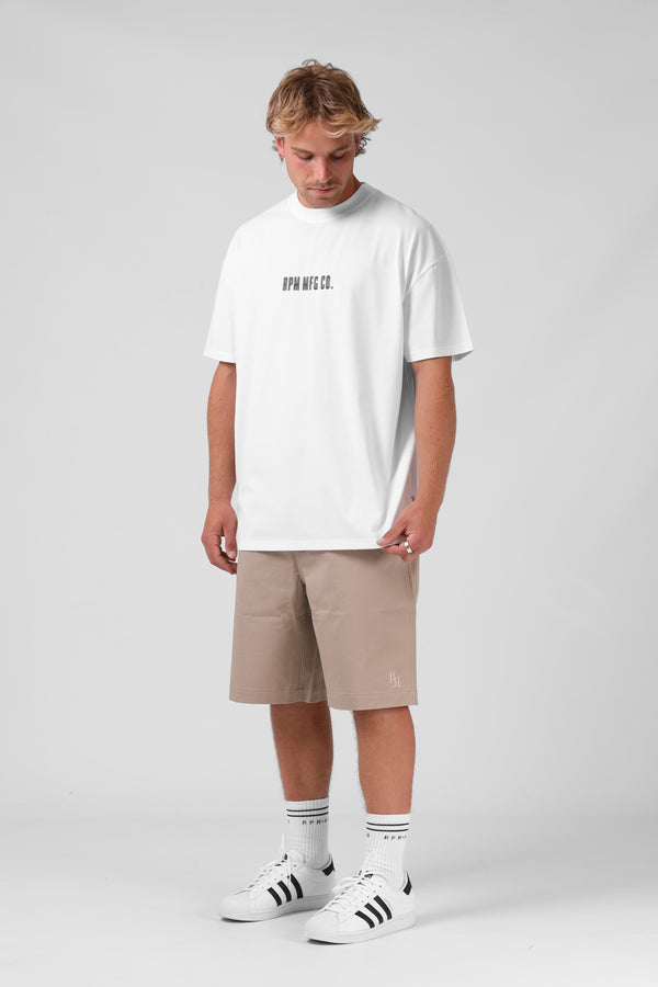 EMB Tee - Whitee