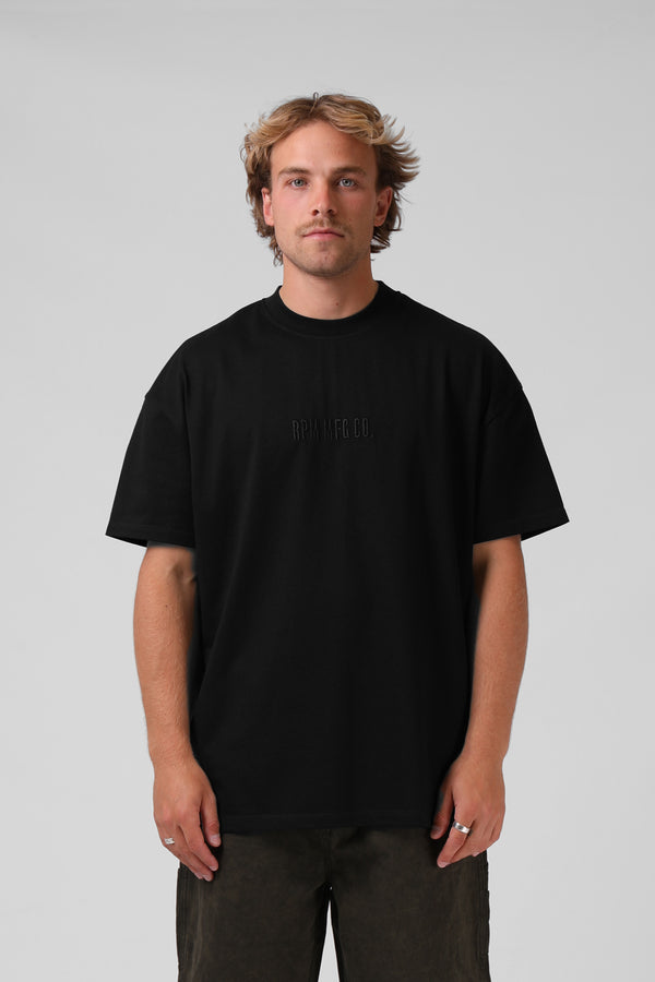 EMB Tee - Blackk