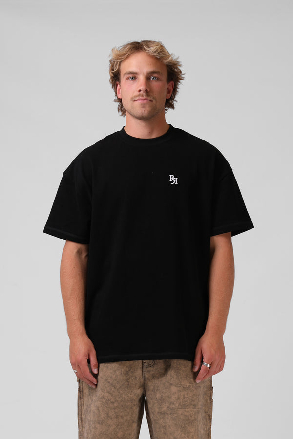 O/S Sanded Tee - Black