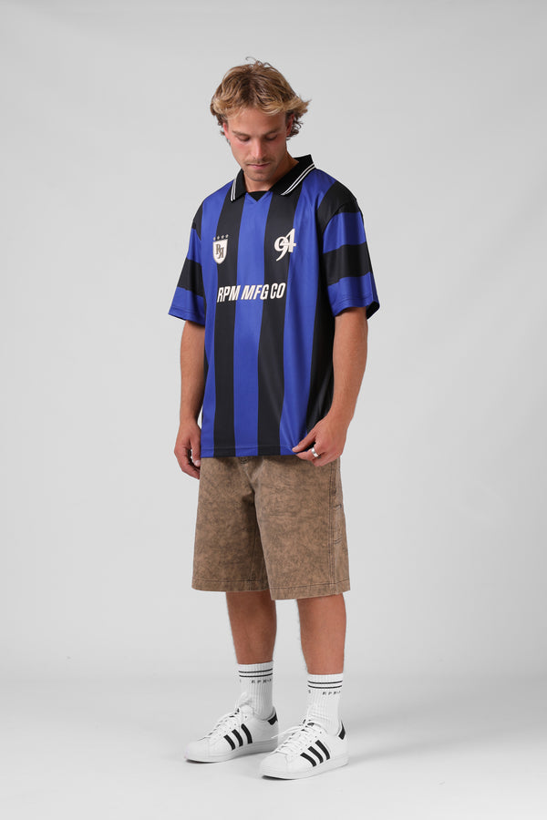 Euro Jersey - Cobalt Stripe