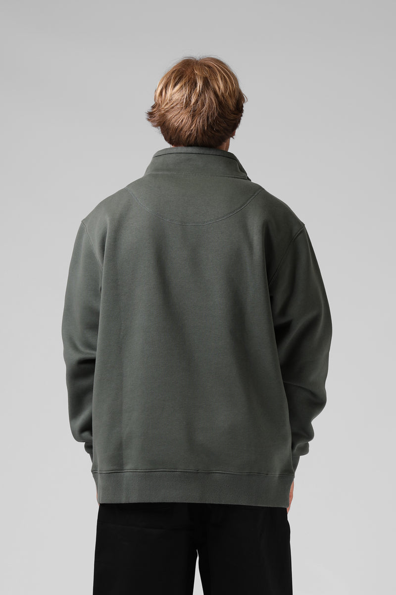 Track 1/4 Zip Sweater - Bottle