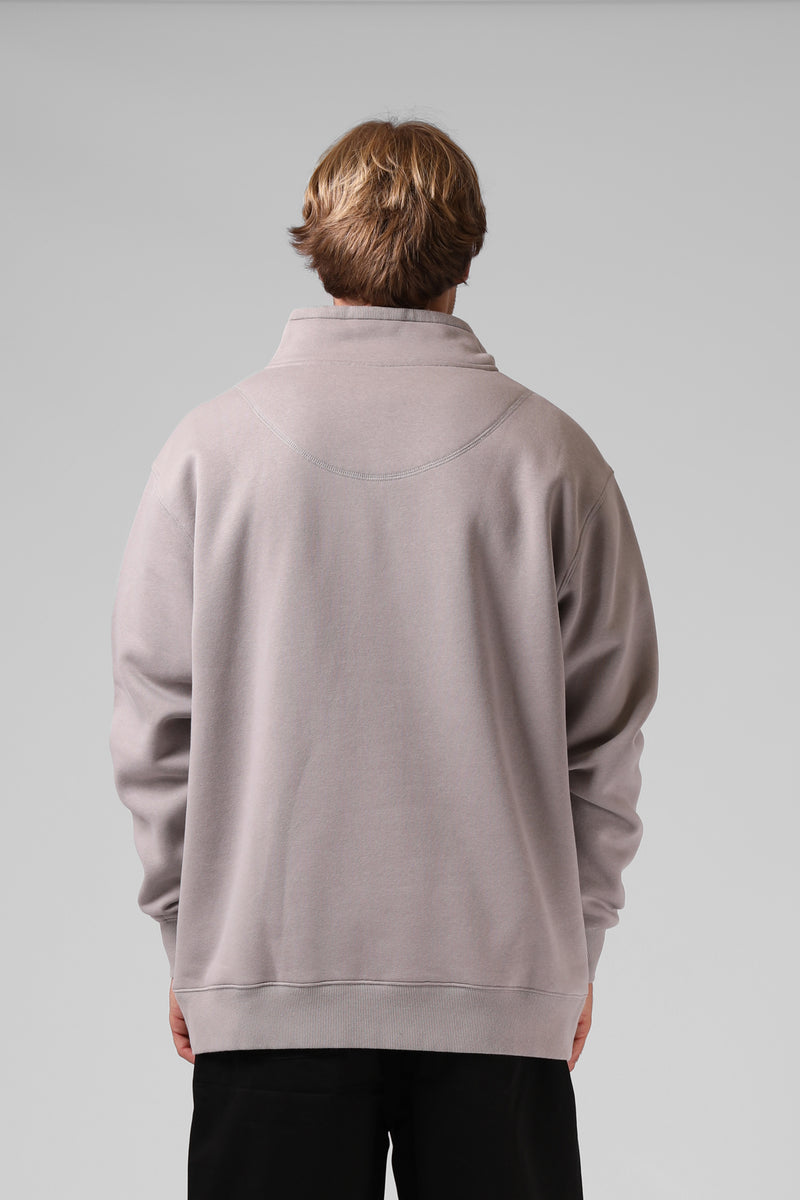 Track 1/4 Zip Sweater - Stone