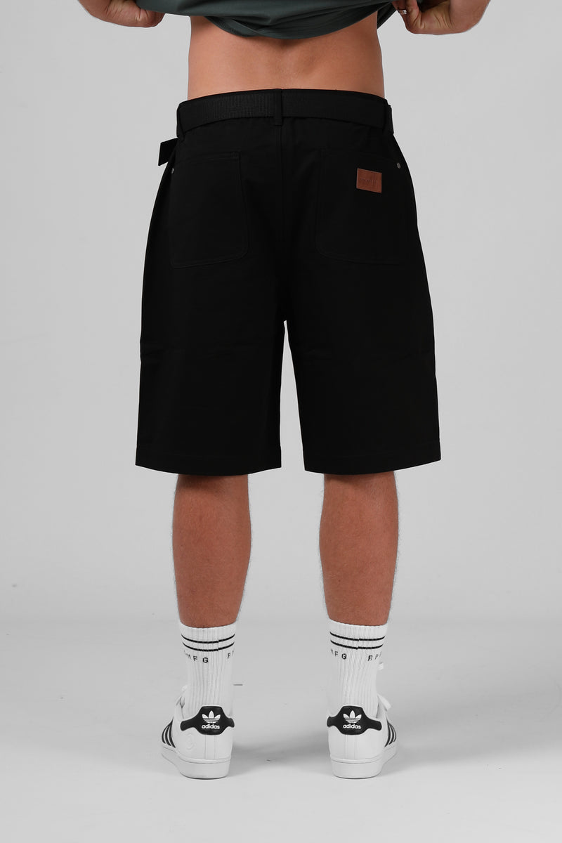 Y2K Drill Short - Black