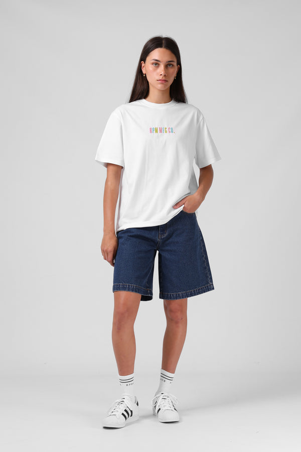 EMB Tee - White
