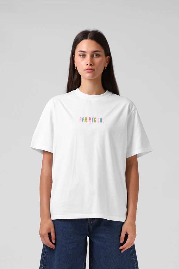 EMB Tee - White