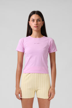 Raglan Baby Tee - Pink