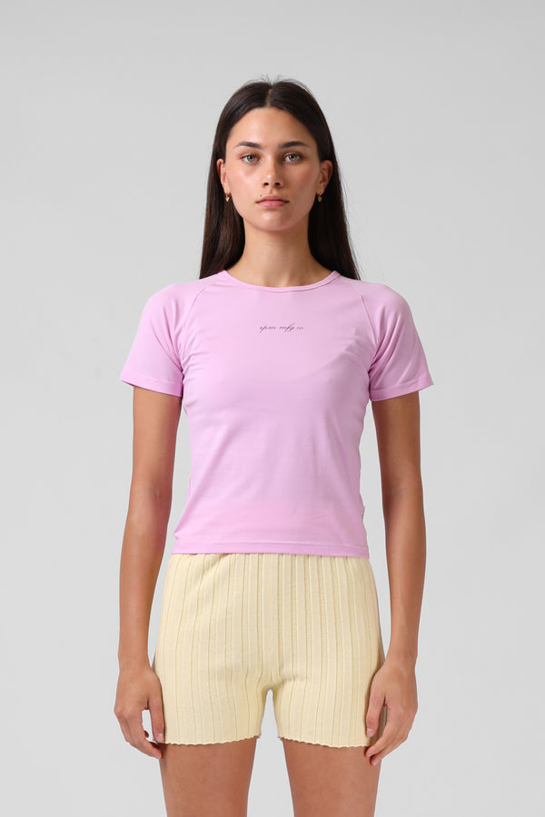 Raglan Baby Tee - Pink