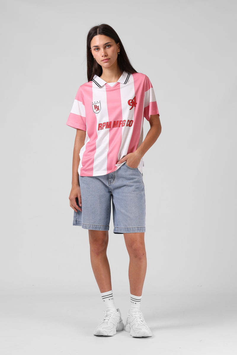 Euro Jersey - Pink Stripe