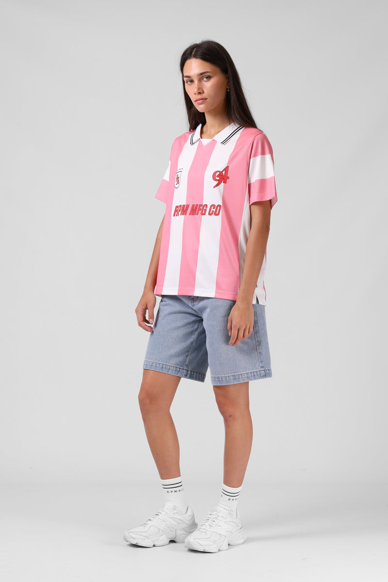Euro Jersey - Pink Stripe