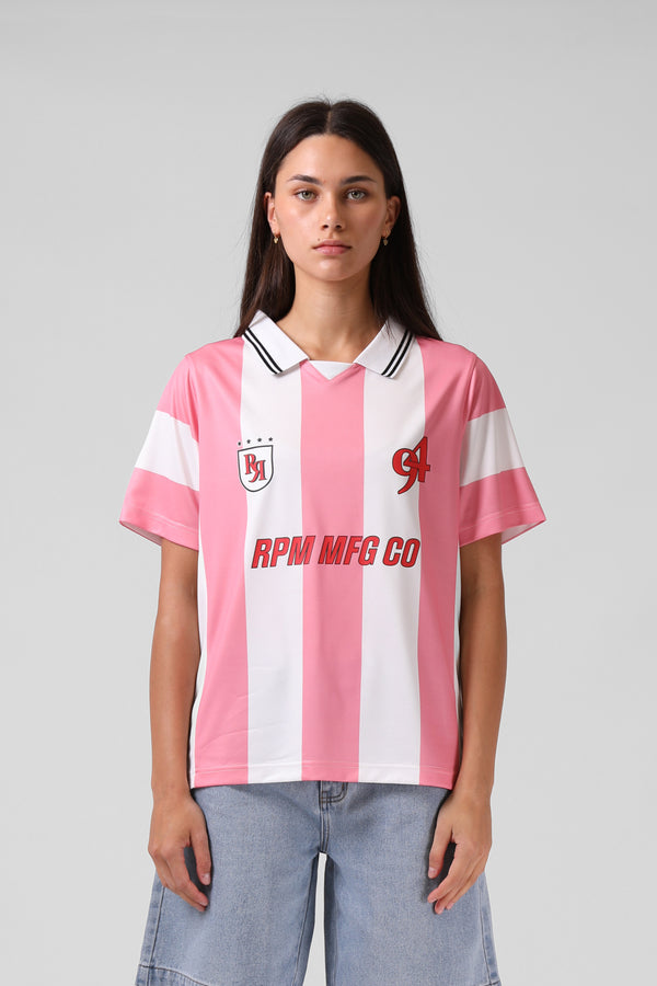 Euro Jersey - Pink Stripe