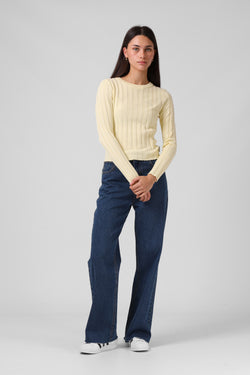 Knitted L/S - Lemon