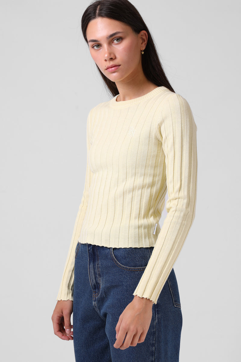 Knitted L/S - Lemon