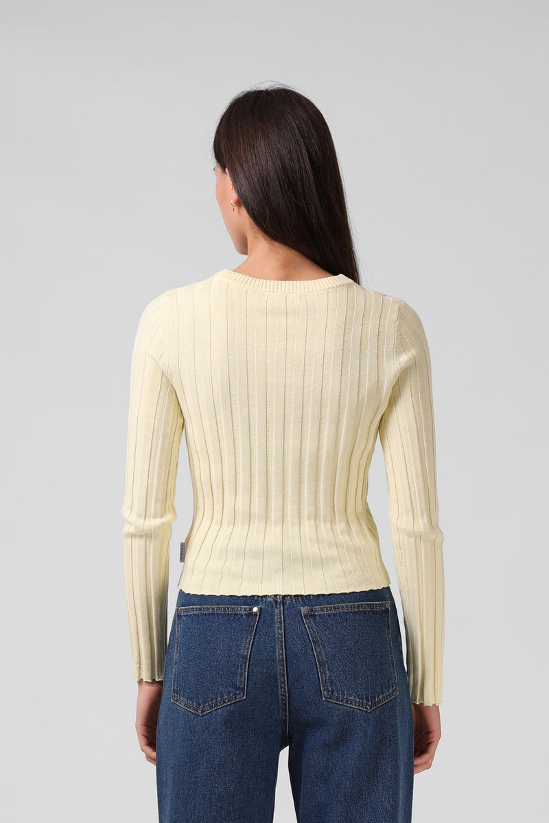Knitted L/S - Lemon