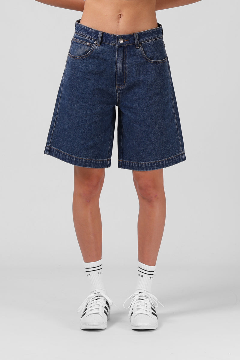 Denim Jorts - Mid Rinse