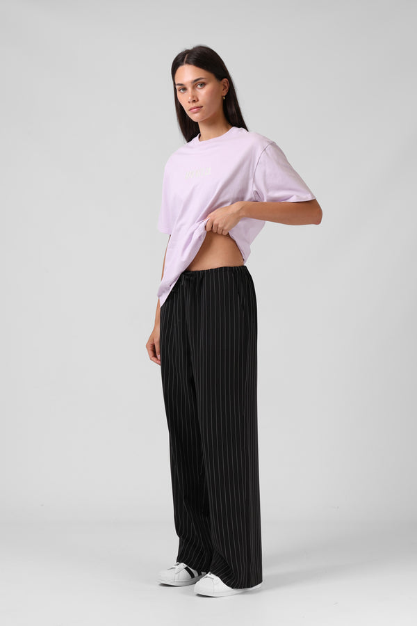 Norma Pant - Black Stripe