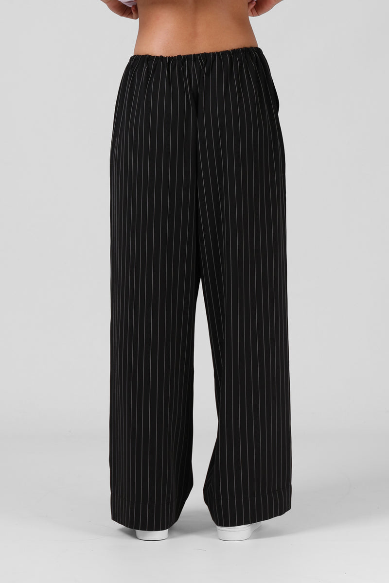 Norma Pant - Black Stripe