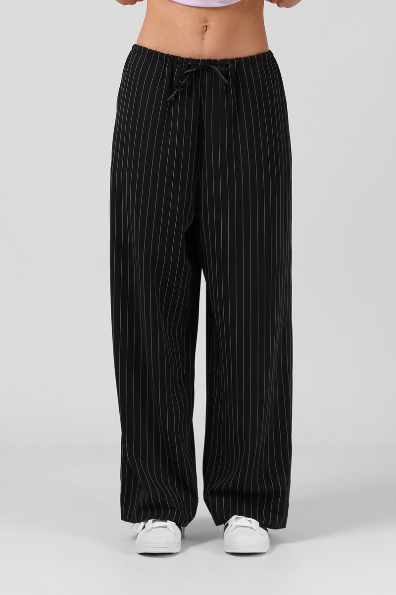 Norma Pant - Black Stripe