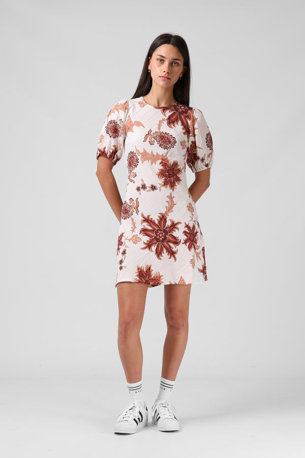 Holiday Mini Dress - Paisley