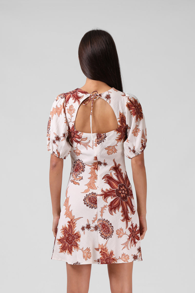 Holiday Mini Dress - Paisley