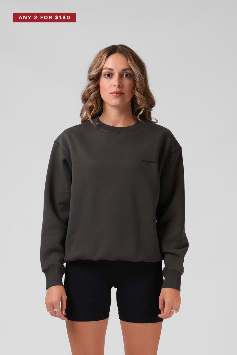 Club Crew - Washed Black