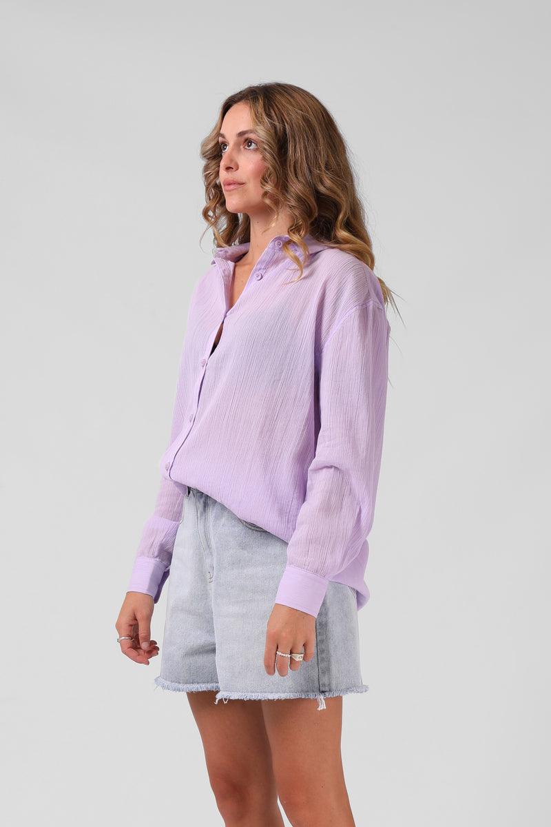 Havana Shirt - Pastel Lilac