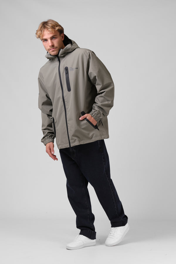 Mens Raincoat - Grey Sage