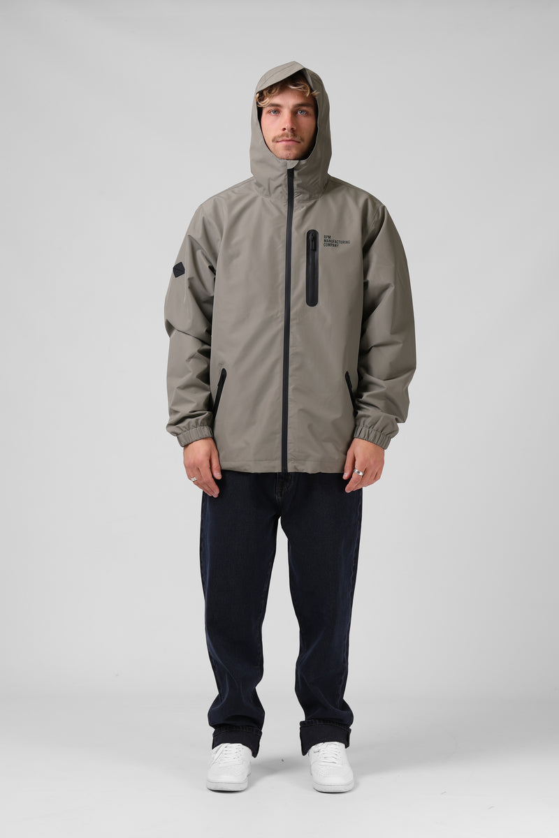 Mens Raincoat - Grey Sage