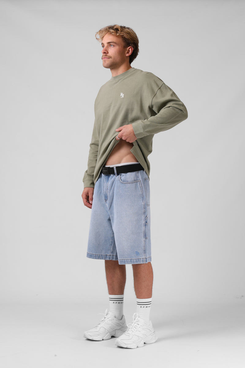 Denim Work Short - Lt. Vintage Wash