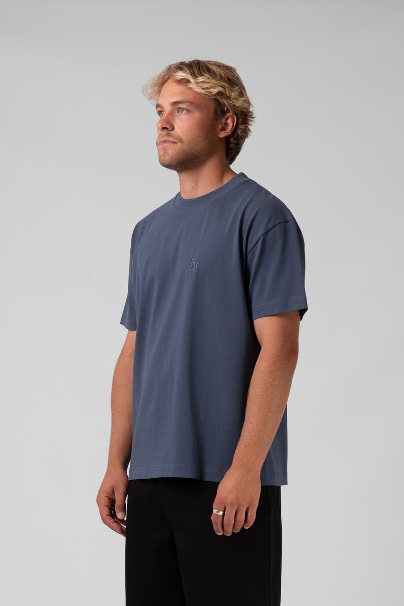 Form Tee - Slate Blue