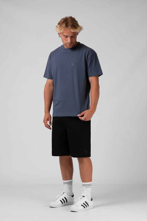 Form Tee - Slate Blue