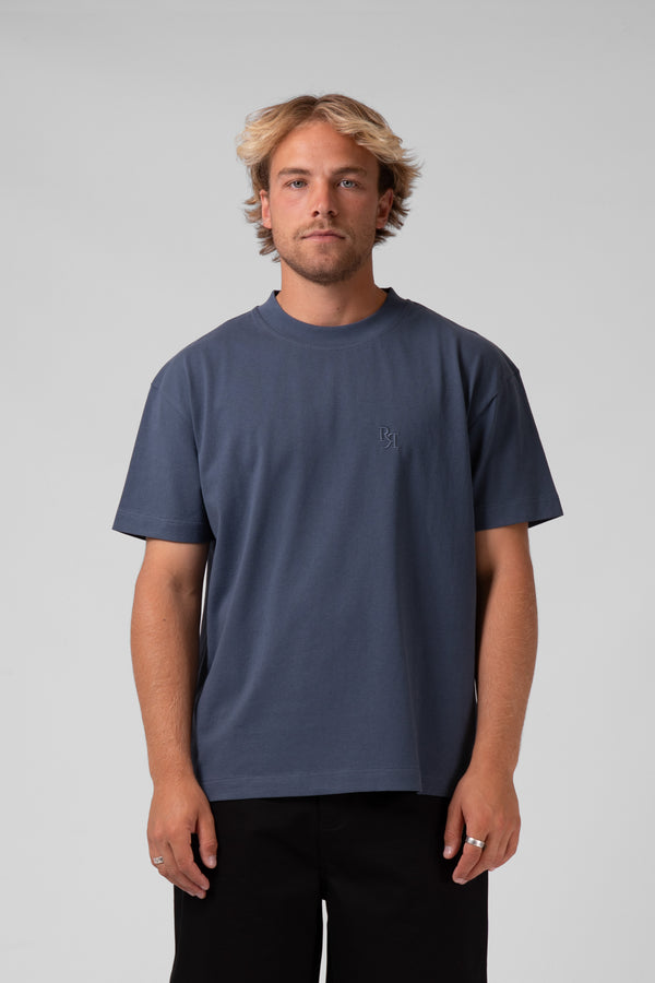 Form Tee - Slate Blue