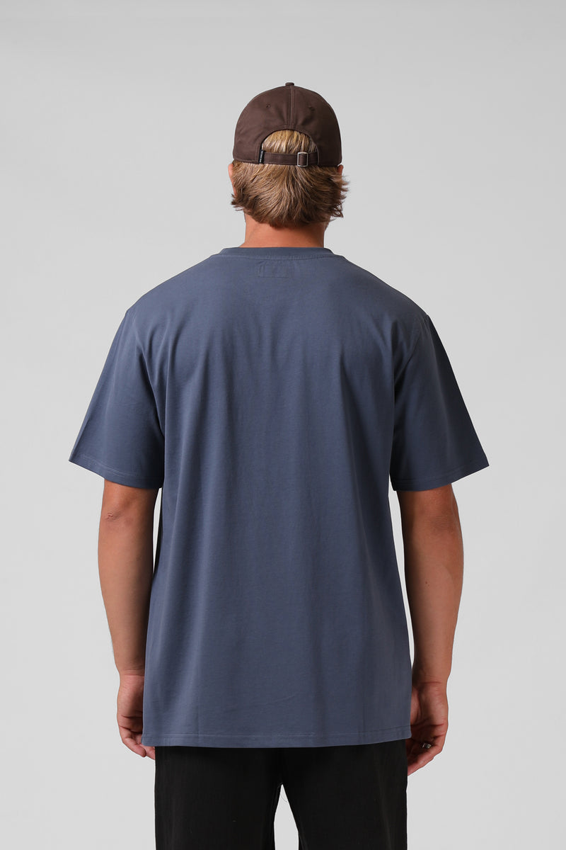 Base Tee - Slate Blue