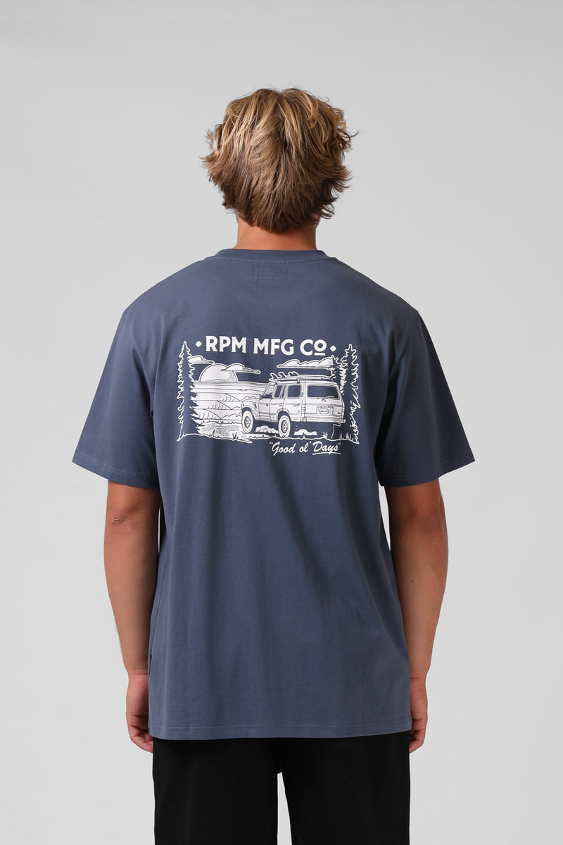 Land Cruiser Tee - Slate Blue