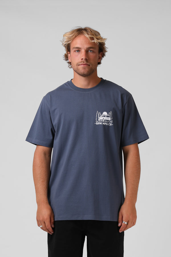 Land Cruiser Tee - Slate Blue